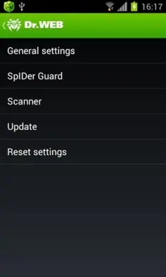 Dr.Web Security Space android App screenshot 3